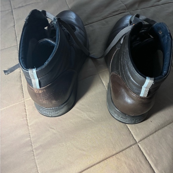 Salvatore Ferragamo Black and Brown Leather Boots main image 6